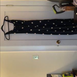 Blue polka dot jumpsuit